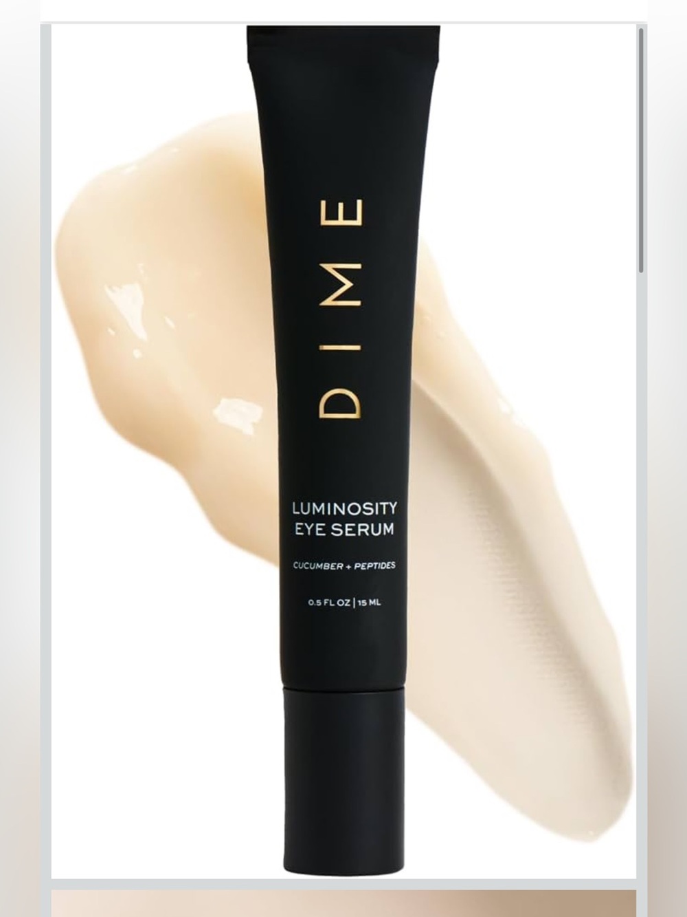DIME Luminosity Eye Serum — Radiant Cream Shade